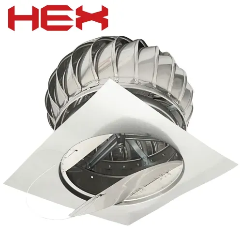 مروحة شفط مشبات ومناور بدون كهرباء مع غالق ماركة HEX